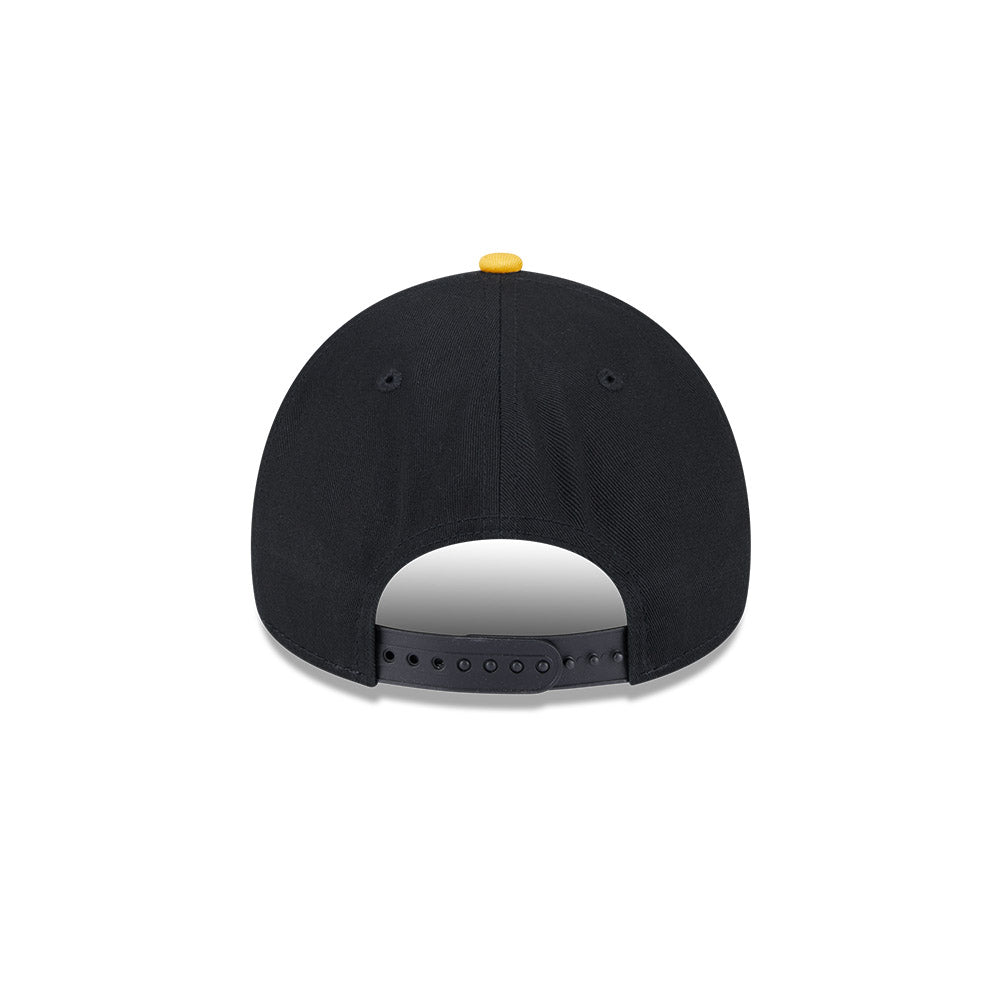 Pittsburgh Pirates Hat - Script 2-Tone Official Team Colour 9Forty A-Frame MLB Snapback Cap - New Era